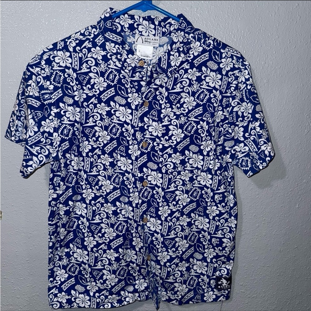 Aulani Disney Resort & Spa Aloha Shirt | Youth XL